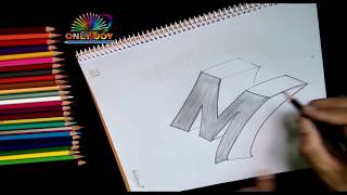 How To Draw Easy 3D Art By Ony Joy Art