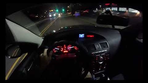 Mazdaspeed3 FBO + Corksport turbo (CST4) POV