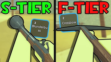 The NEW Dead Rails WEAPON TIER LIST (UPDATED)