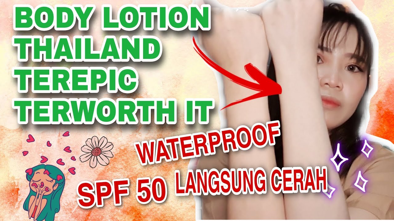 REVIEW BB BODY LOTION SUNSCREEN THAILAND toneuplotion produkthailand