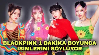 Blackpi̇nk 1 Daki̇ka Kendi̇ İsi̇mleri̇ni̇ Söylüyorlar Ji̇soo,Rose,Li̇sa,Jenni̇e
