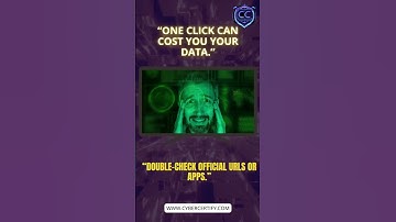 “One click can cost you your data.”