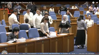 Congress 1St Regular Session 20Th Congress