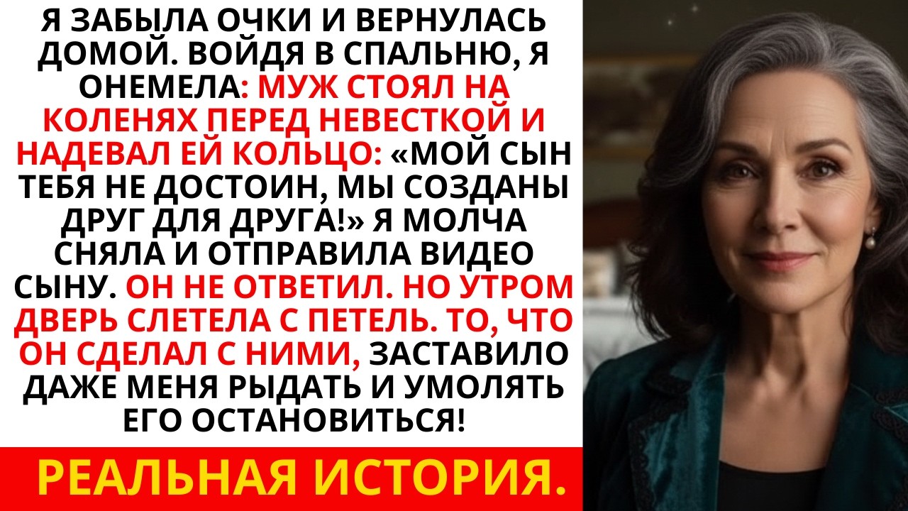 Я вернулась за очками и онемела — муж на коленях перед невесткой: 