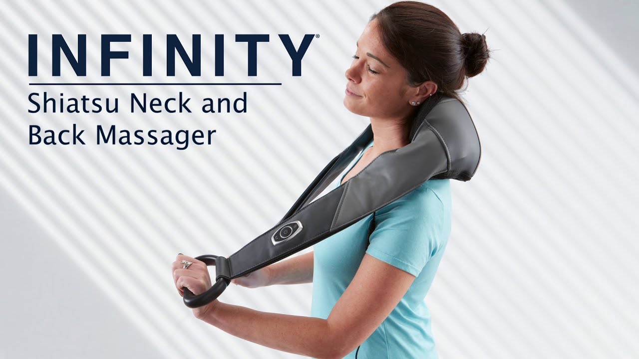 Infinity Corded Shiatsu Neck and Back Massager with Heat