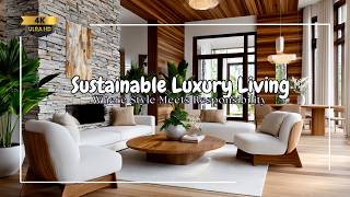 Sustainable Luxury Home Design Ideas | Eco-Friendly Mid-Century Modern Interiors with Chic Flair