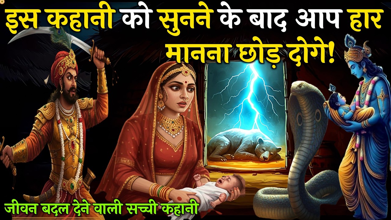सारी चिंता दर्द दूर कर देगी यह कहानी | Krishna Best Motivation Speech । Geeta Saar | bhagwatgita