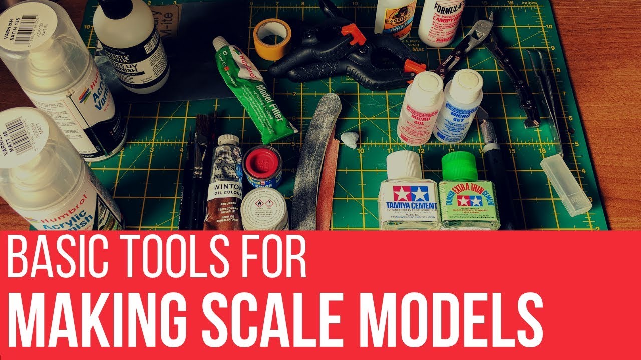 Basic Tools needed to Make Scale Model Kits 
