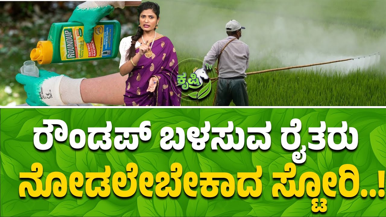 ರೌಂಡಪ್ ಬಳಸುವ ರೈತರು ನೋಡಲೇಬೇಕಾದ ಸ್ಟೋರಿ! Roundup Chemical Farming Health Risks Explained