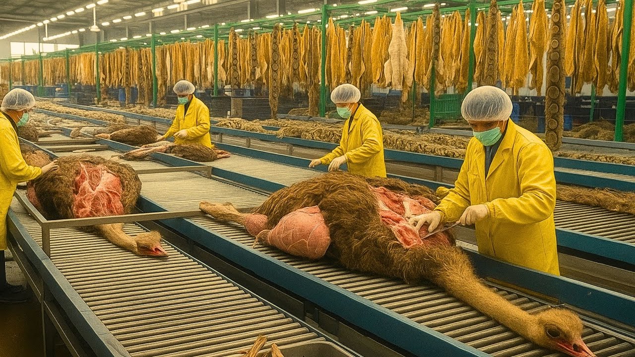 How Ostrich Leather Is Made 🦩 — From Farm to Luxury Fashion