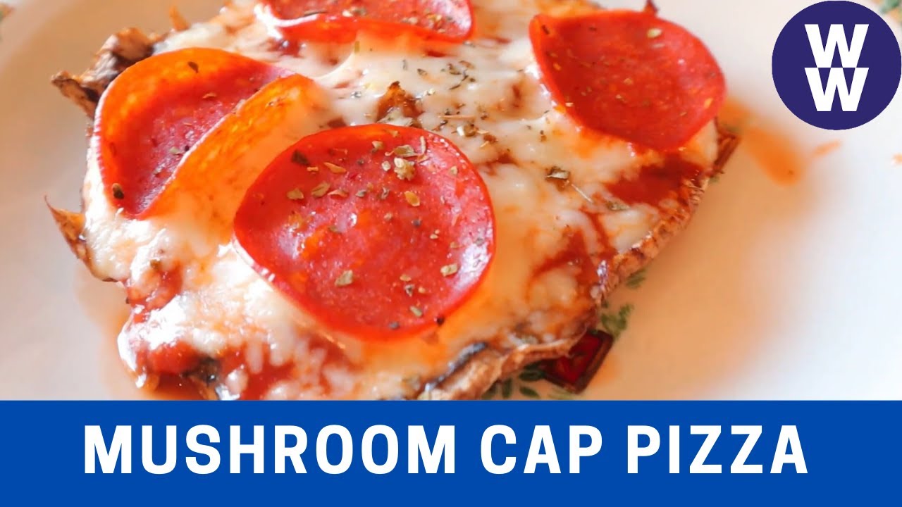 PORTOBELLO MUSHROOM PIZZA | EASY SNACK/LUNCH IDEA | LOW-CARB RECIPE | PLANNING US HEALTHY