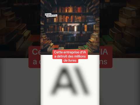 Cette entreprise d’IA a détruit des millions de livres