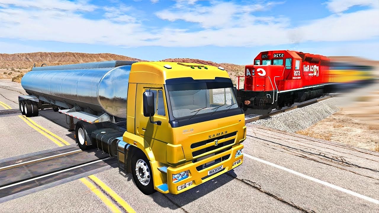 OH NON JE SUIS BLOQUE SUR LES RAILS DU TRAIN !!