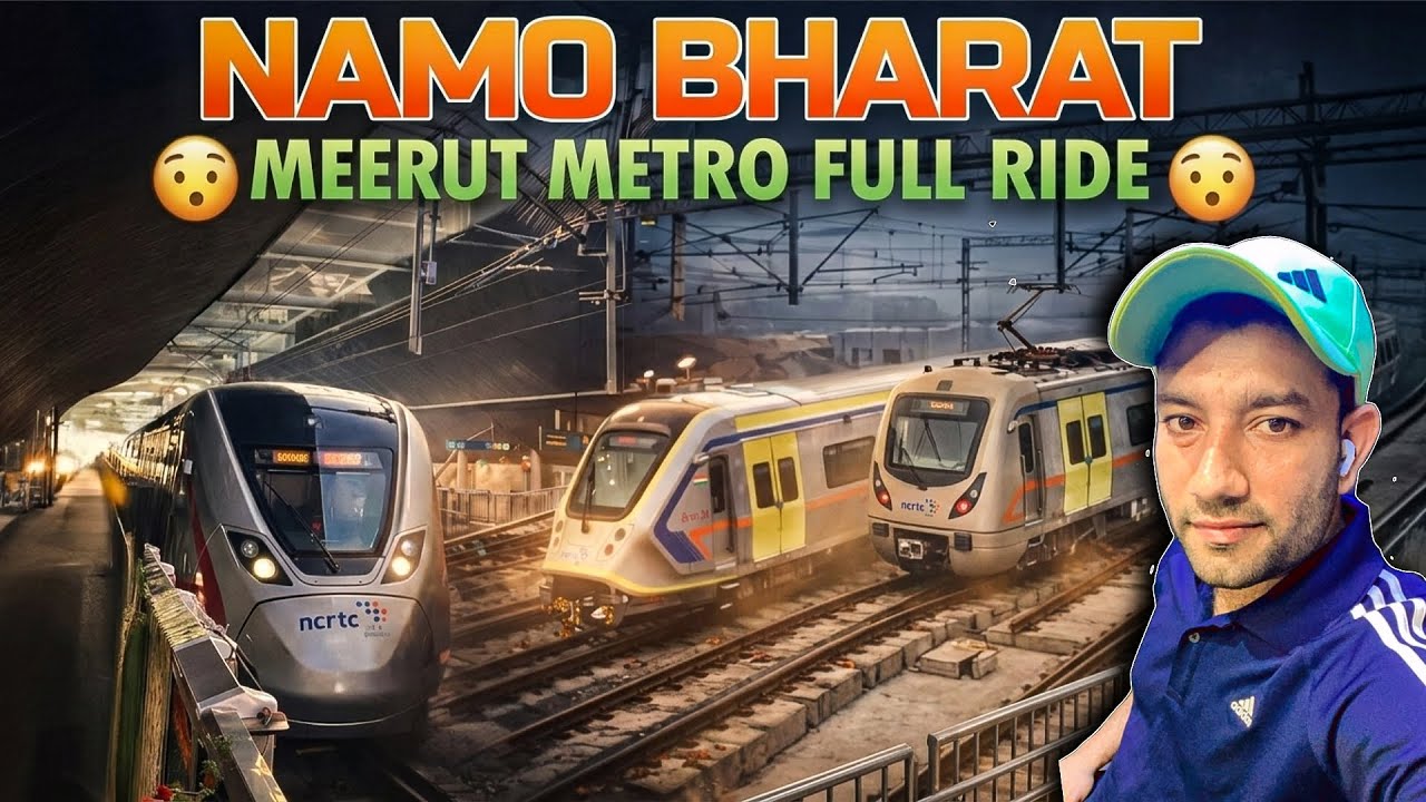 Delhi to meerut rapid rail rrts || Meerut metro ticket price || Sarai kale khan rrts station