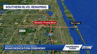 President Trump to attend Palm Beach road renaming ceremony