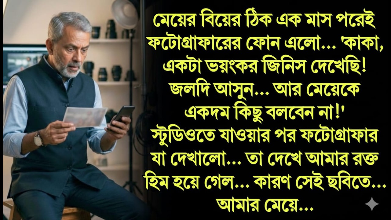 বিয়ের ছবির ভেতরে লুকিয়ে ছিল ভয়ংকর এক রহস্য! দেখে বাবার মাথায় আকাশ ভেঙে পড়ল। Tasnova Voice