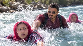 Rescuing a nomadic girl in the middle of a raging river