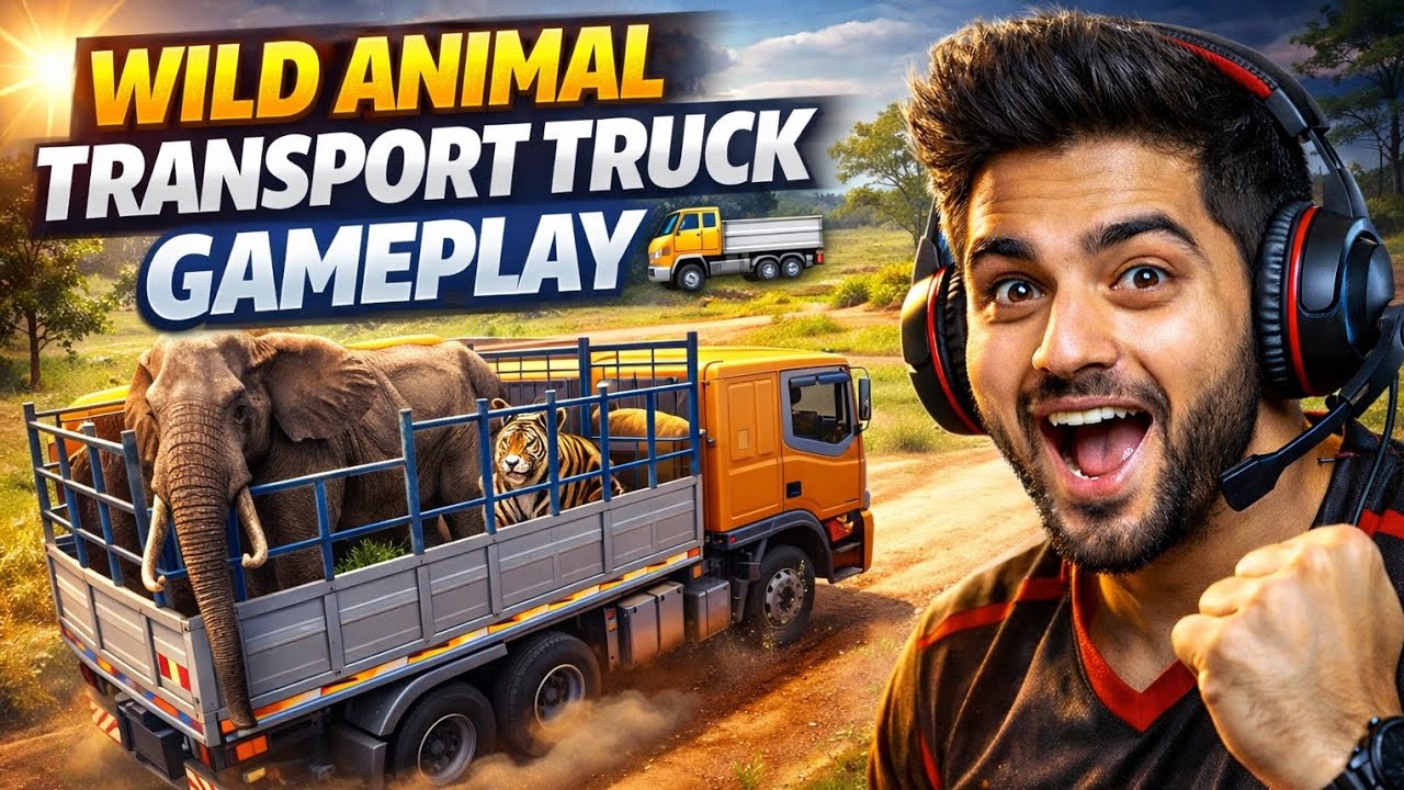 Crazy Animal Transport Mission! 🦁 Truck Driving Simulator Gameplay