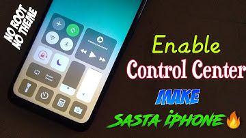 Enable iOS 14 Control Center in any android phone | install iOS control center in android| sasta iOS