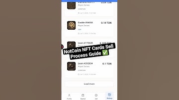 NotCoin NFT Cards Sell Process Guide ✅ || NotCoin NFT Cards Sell Kaise Kare Guide #notcoincard