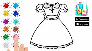 Glitter beauty coloring game for girls screenshot 5