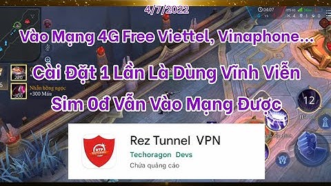 Vào Mạng 4G Free Viettel, Vinaphone,... - Cài Đặt 1 Lần Là Dùng Vĩnh Viễn Không Cần Tạo File.
