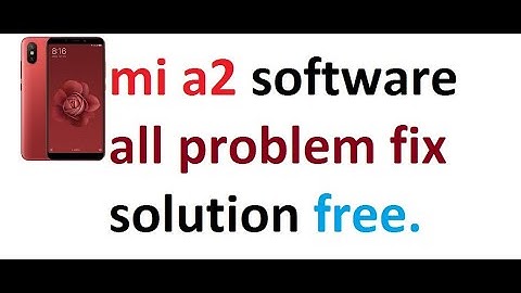 mi a2 flashing/ hang on logo/ auto recovery / black screen fix solution free