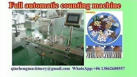 Automatic counter; 8 channel counting machine for soft capsule. كبسولة لينة التلقائي مكافحة