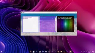 How To Create Transparent RichTextBox With Rounded Panel Using C# WinForms Free Open Source Code
