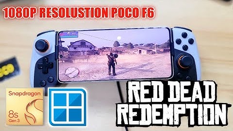 RED DEAD REDEMPTION WINLATOR BIONIC LUDASHI POCO F6 1080P GAME TEST