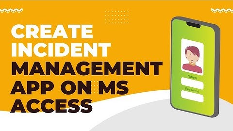 How to create Incident Management Application on Ms Access | No Coding | For Security Professionals