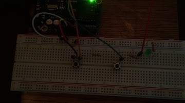 Arduino push button LED demonstration