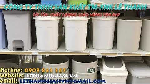 MUA SỈ THÙNG RÁC NHỰA CHO QUÁN ĂN Ở ĐÂU RẺ TẠI TPHCM