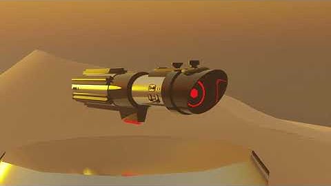 Darth Vader Lightsaber in Blender 2.90 (Timelapse)