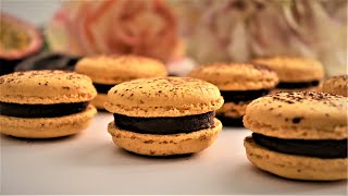 巴黎Pierre Hermé百香果巧克力馬卡龍Mogador Macaron 