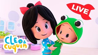 DIRECTO  Canciones infantiles de Cleo y Cuquín  Música para niños sin parar