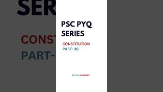 PSC PYQ SERIES -30 || INDIAN CONSTITUTION || ഭരണഘടന || PART - 30 #psc #pyq #constitution