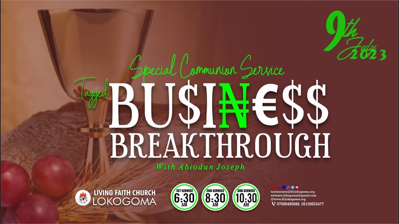BUSINESS BREAKTHROUGH SERVICE | 9TH JULY, 2023 - YouTube