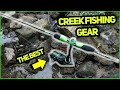 The best creek fishing rod and reel setup  fishing tips 