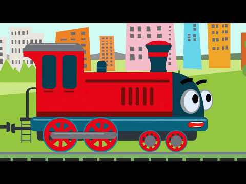 Choo Choo Train Song - Meow Meow Kitty Songs - Cartoons For Toddlers