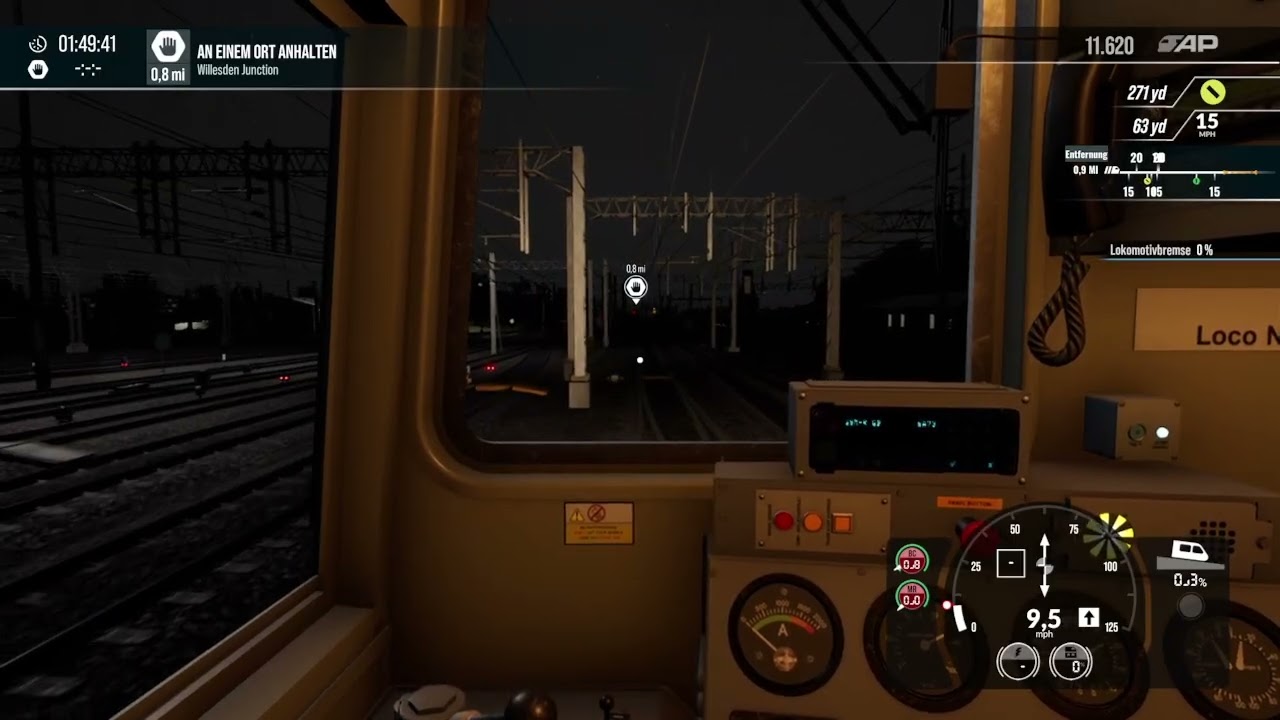 TSW 6 : WCML South - London Euston to Milton : 6A73 Crewe Nebengleise - Wilesden Brent (FNA) (F6)