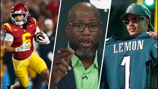Instant reaction after Eagles select WR Makai Lemon in the NFL Draft | On the Clock