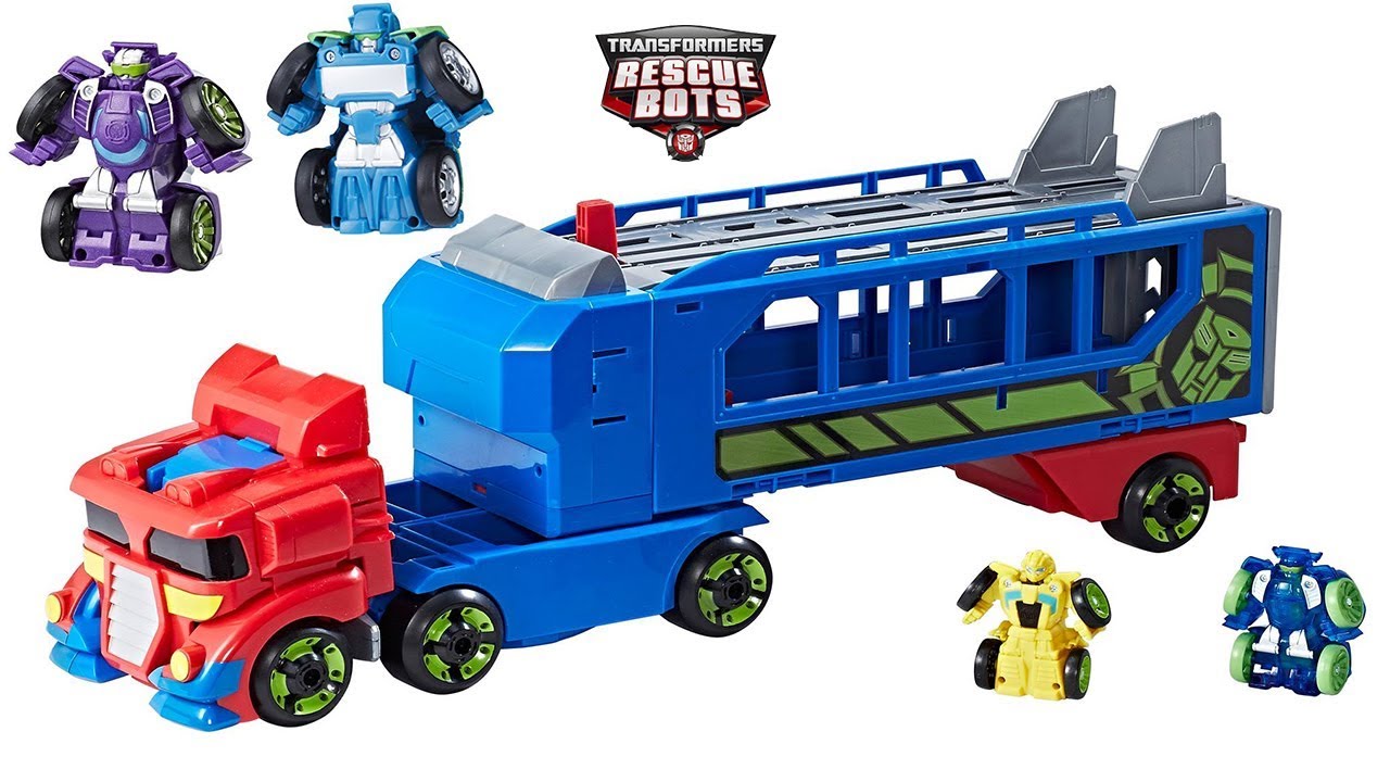 transformers rescue bots flip racers playset