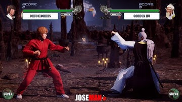 CHUCK NORRIS vs GORDON LIU - Shaolin vs Wutang 2