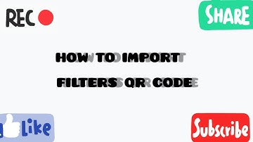 HOW TO IMPORT FILTERS QR CODES ON POLARR| TUTORIAL BY NOOR