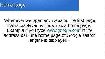 Basic Internet terms