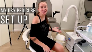 My Pedicure Setup 👣