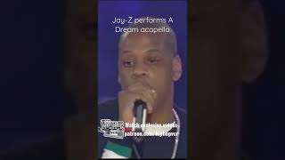 Jay-Z performs A Dream acapella #JayZ #rocafella #notoriousbig #hiphopvcr #hiphop #rap