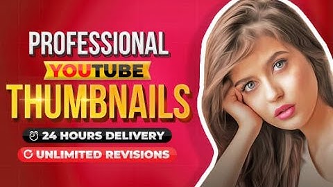 I will design you professional youtube thumbnails