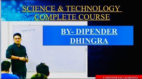 Science & Technology // Lecture 4// Space Technology Part 4 // Prelims 2020 Crash Course //